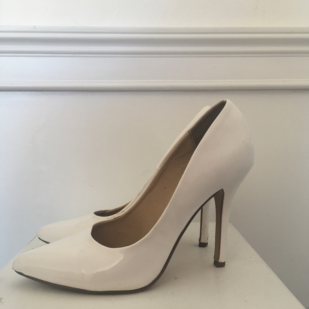 white pumps